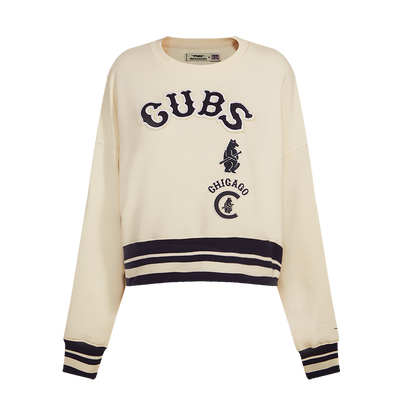 CHICAGO CUBS PRO STANDARD WOMEN'S 1914 RETRO NATURAL CREW