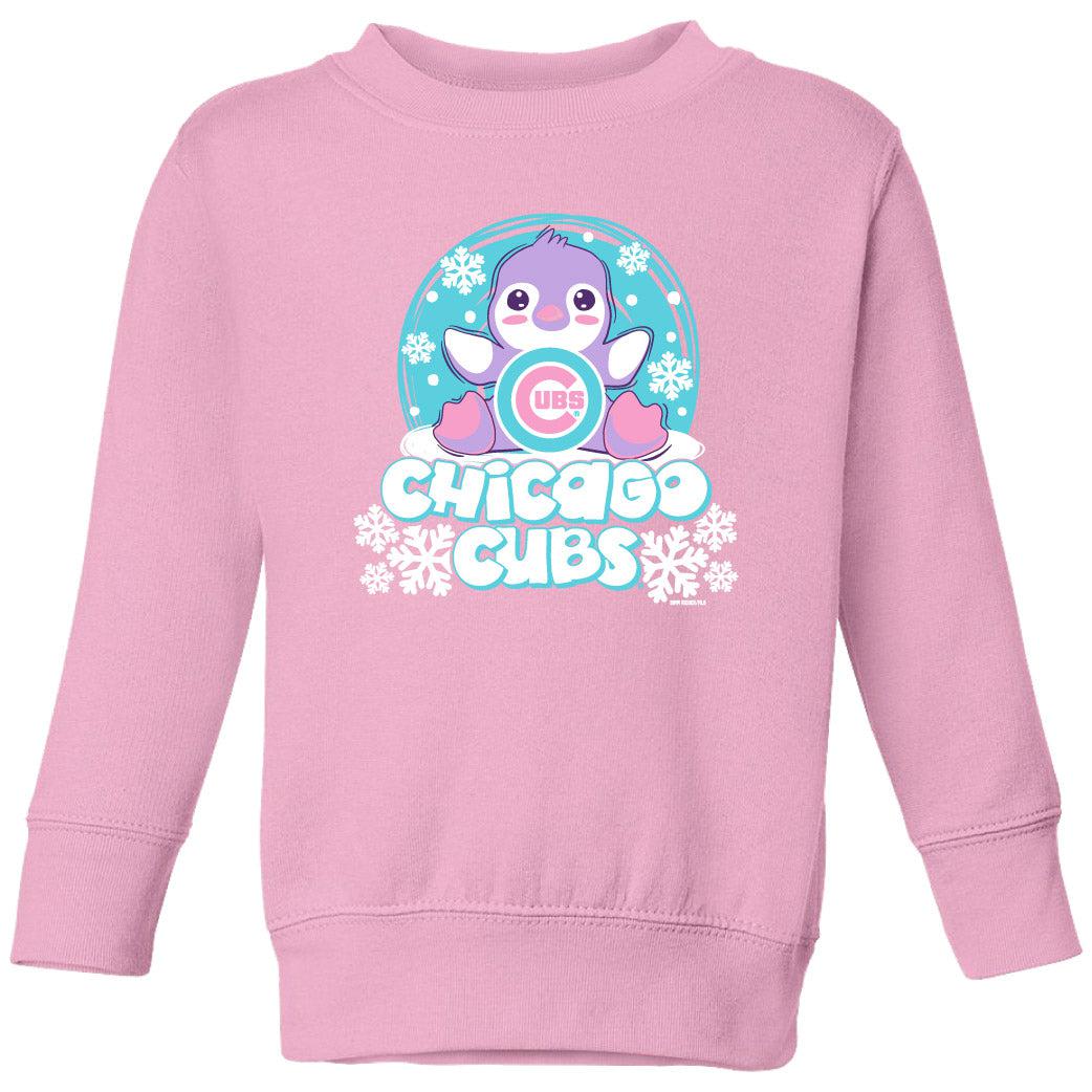 CHICAGO CUBS BIMM RIDDER TODDLER PENGUIN PINK CREW