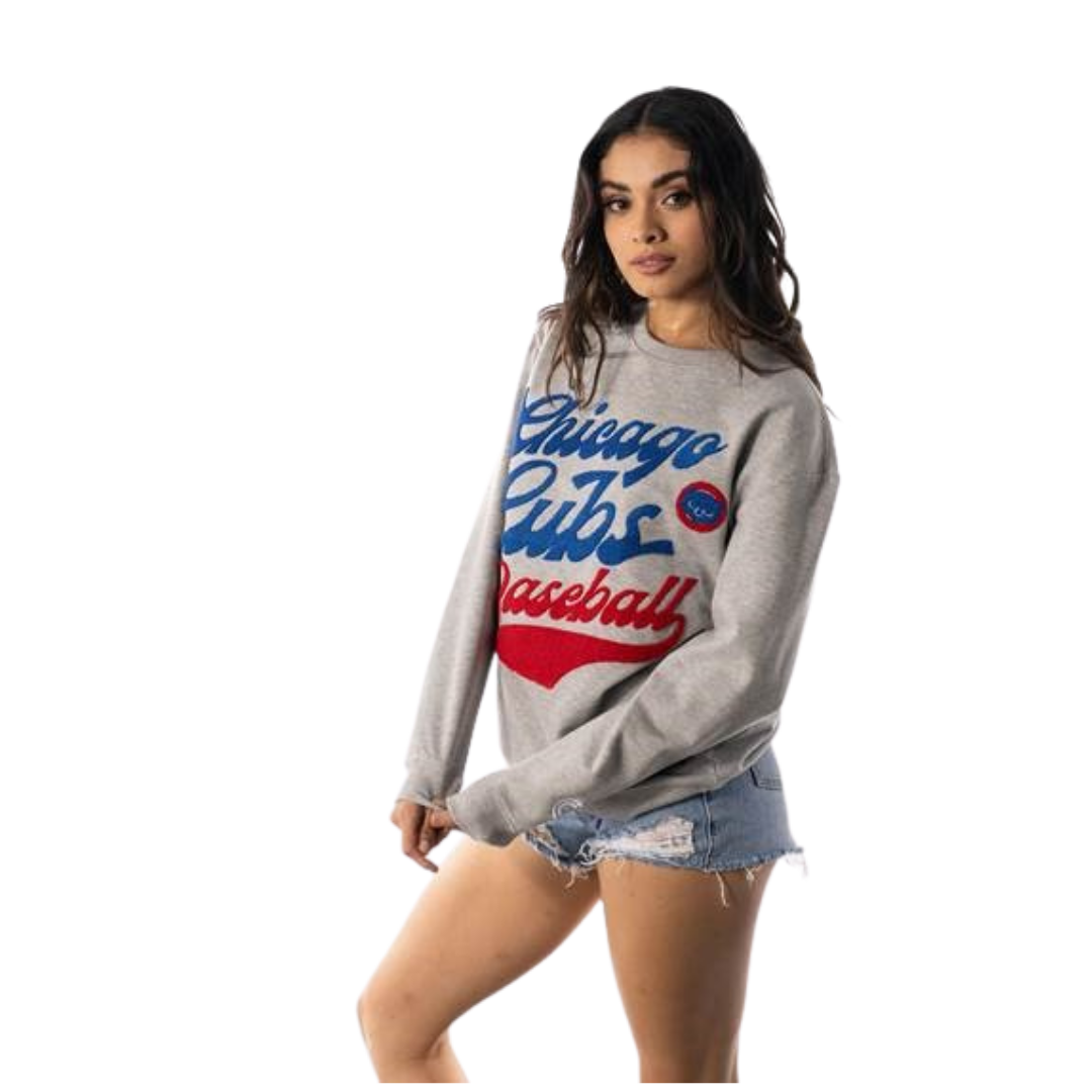 CHICAGO CUBS THE WILD COLLECTIVE WOMEN'S CHENILLE CREW