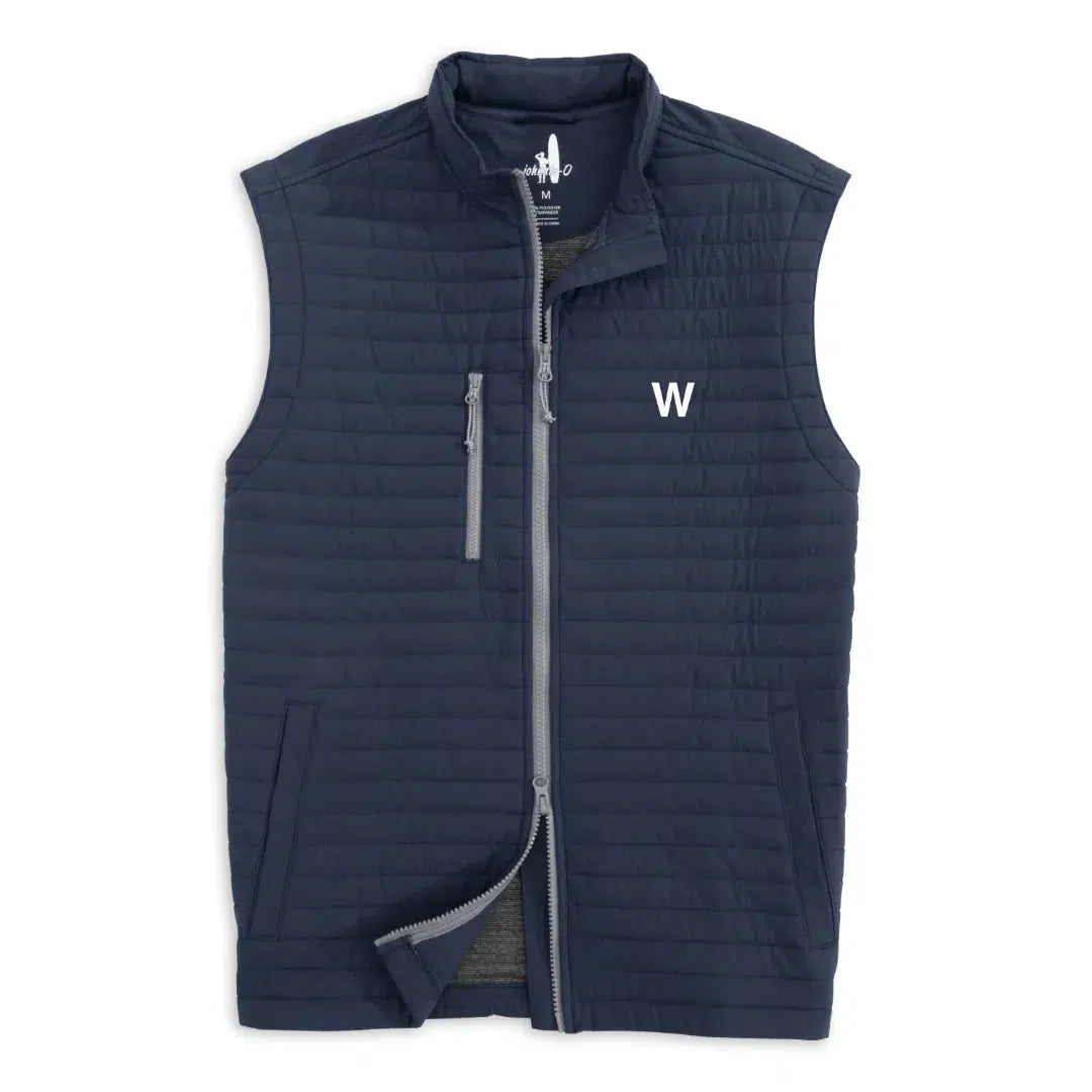 CHICAGO CUBS JOHNNIE-O MEN'S W COLLECTION CROSSWIND VEST