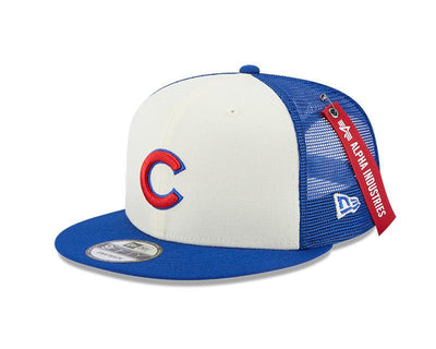 CHICAGO CUBS X ALPHA INDUSTRIES 2023 NEW ERA 9FIFTY ADJUSTABLE CAP