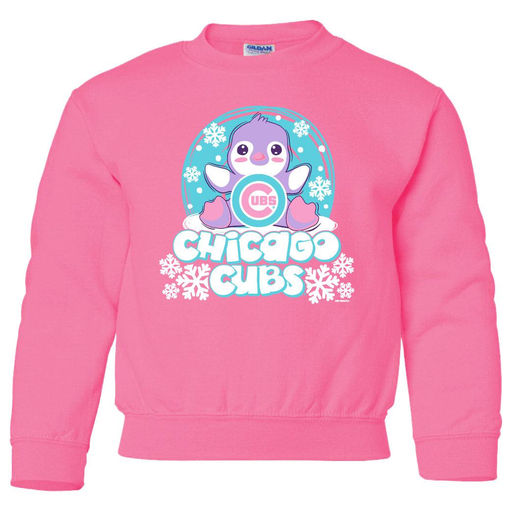 CHICAGO CUBS BIMM RIDDER YOUTH PENGUIN PINK CREW
