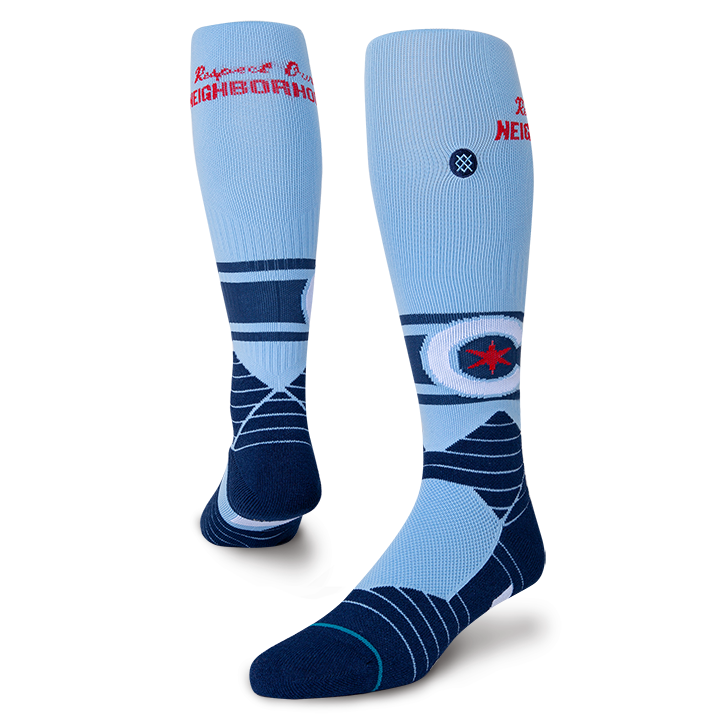 CITY CONNECT CHICAGO CUBS LIGHT BLUE SOCKS - Ivy Shop