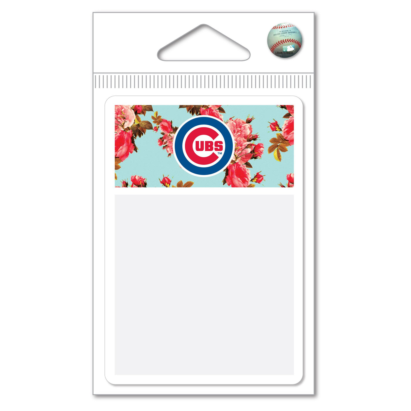 CUBS PINK FLORAL STICKY NOTEPAD - Ivy Shop