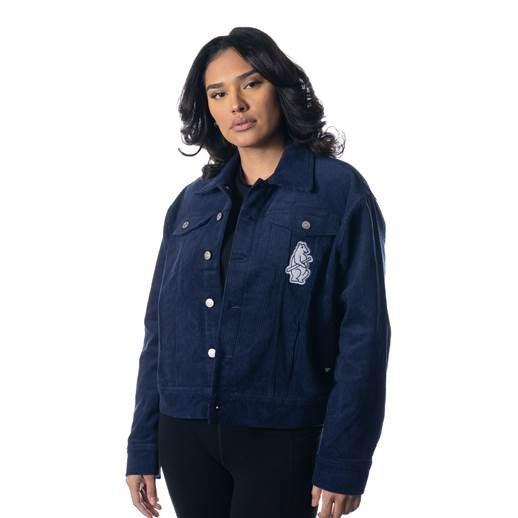 CHICAGO CUBS THE WILD COLLECTIVE WOMEN'S CORDUROY JACKET Jackets & Outerwear THE WILD COLLECTIVE