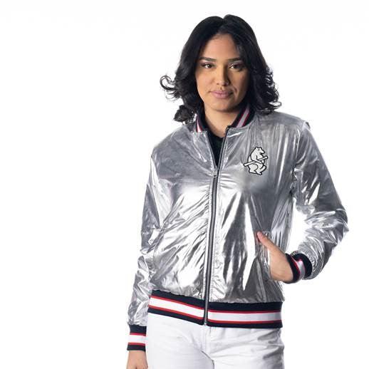 CHICAGO CUBS THE WILD COLLECTIVE WOMEN'S REVERSIBLE 1914 JACKET Jackets & Outerwear THE WILD COLLECTIVE