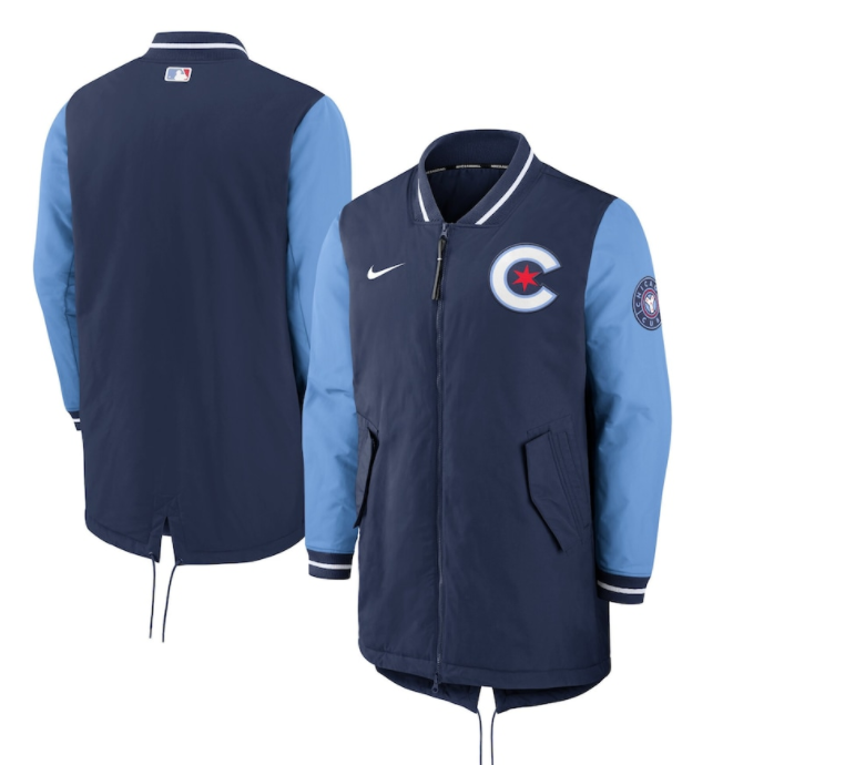 Cubs track jacket online