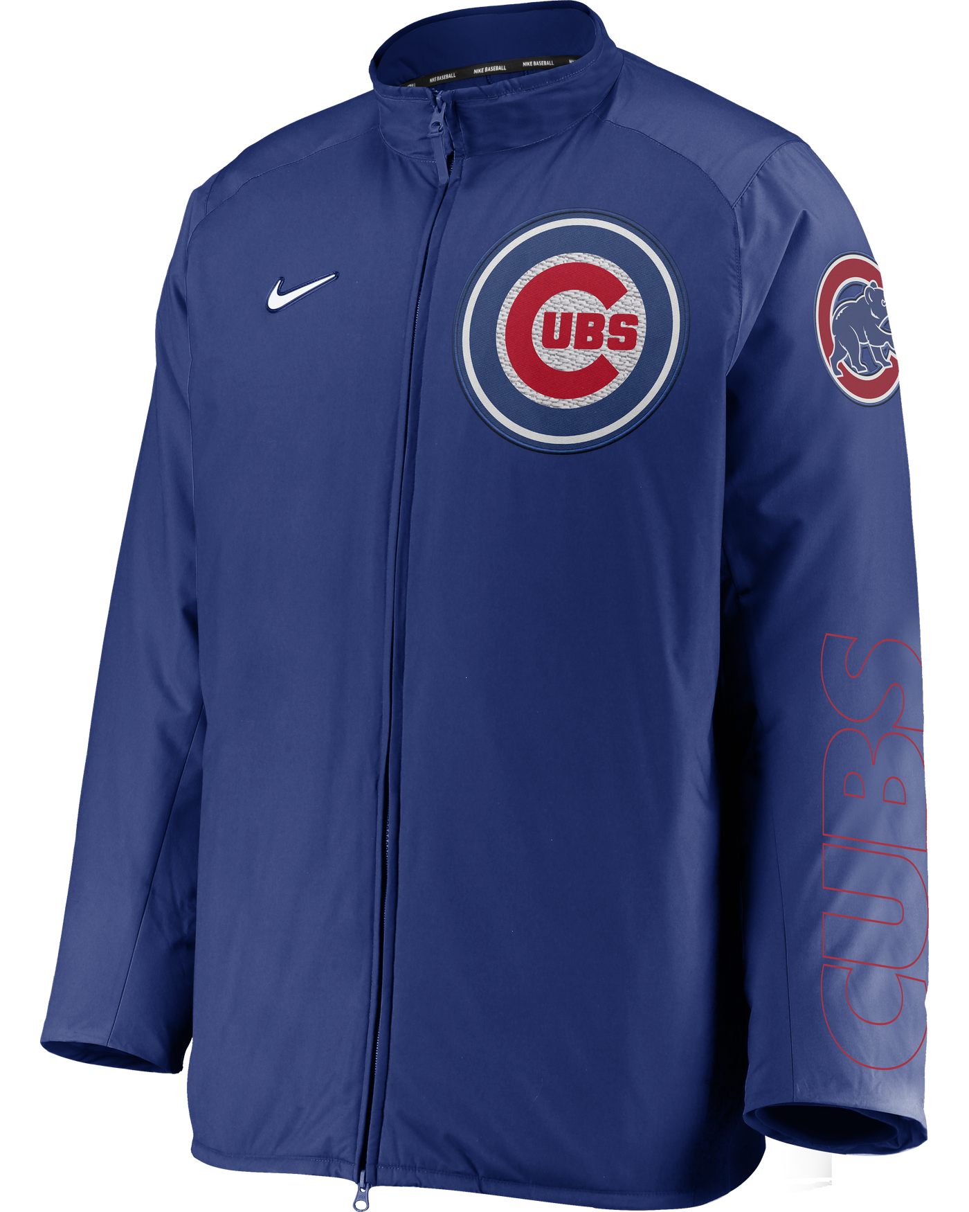 Chicago Cubs Majestic Authentic Therma Base Tech Fleece Pullover