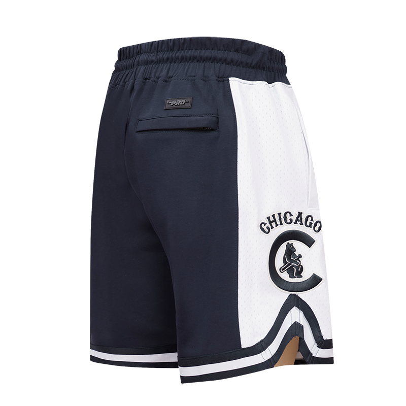 CHICAGO CUBS PRO STANDARD MEN'S RETRO 1914 LOGO SHORTS