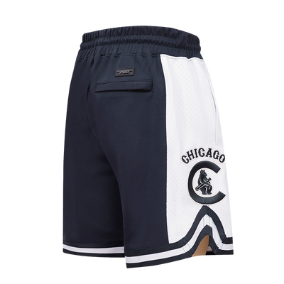 CHICAGO CUBS PRO STANDARD MEN'S RETRO 1914 LOGO SHORTS