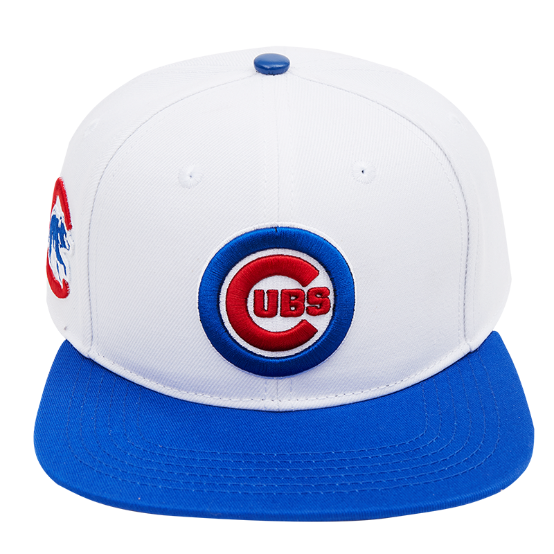 CHICAGO CUBS PRO STANDARD WHITE SNAPBACK ADJUSTABLE CAP