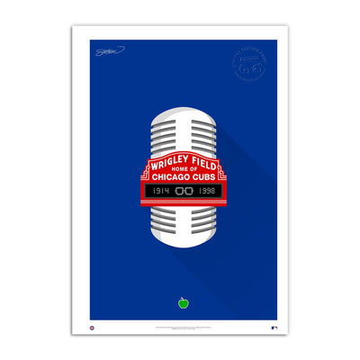 MINIMALIST CUBS BROADCASTING PRINT - Ivy Shop