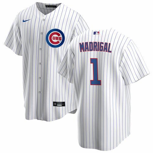 REPLICA CHICAGO CUBS NICK MADRIGAL JERSEY - HOME - Ivy Shop