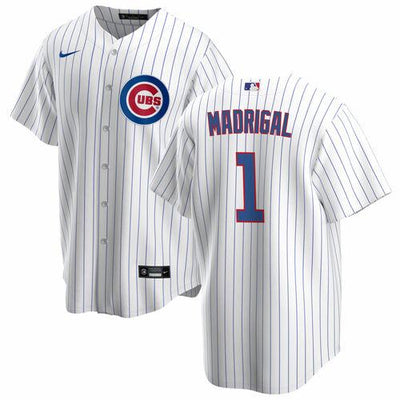 REPLICA CHICAGO CUBS NICK MADRIGAL JERSEY - HOME - Ivy Shop