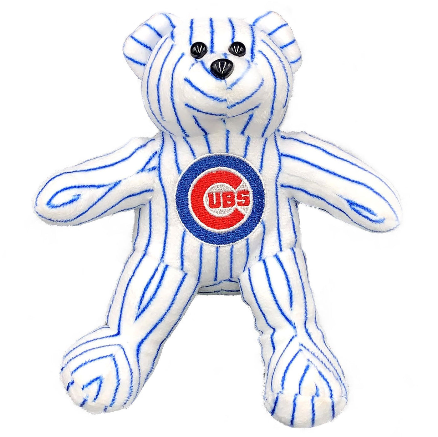 CHICAGO CUBS PINSTRIPE BEANBAG BEAR - Ivy Shop