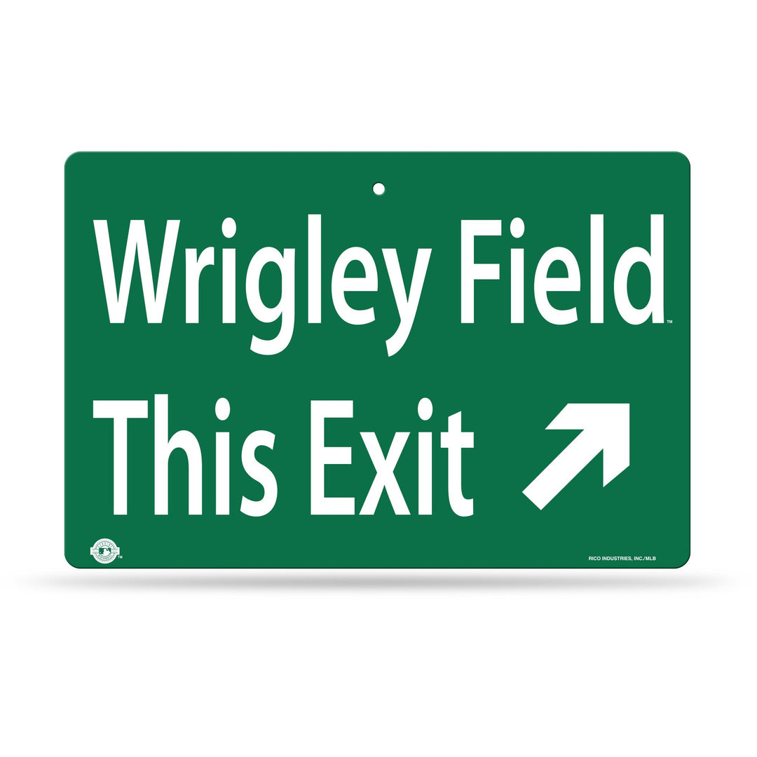WRIGLEY FIELD RICO STREET EXIT SIGN Signs RICO IND