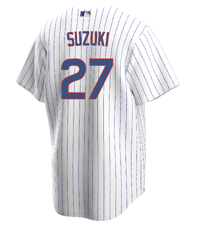 REPLICA CHICAGO CUBS SEIYA SUZUKI JERSEY - HOME - Ivy Shop