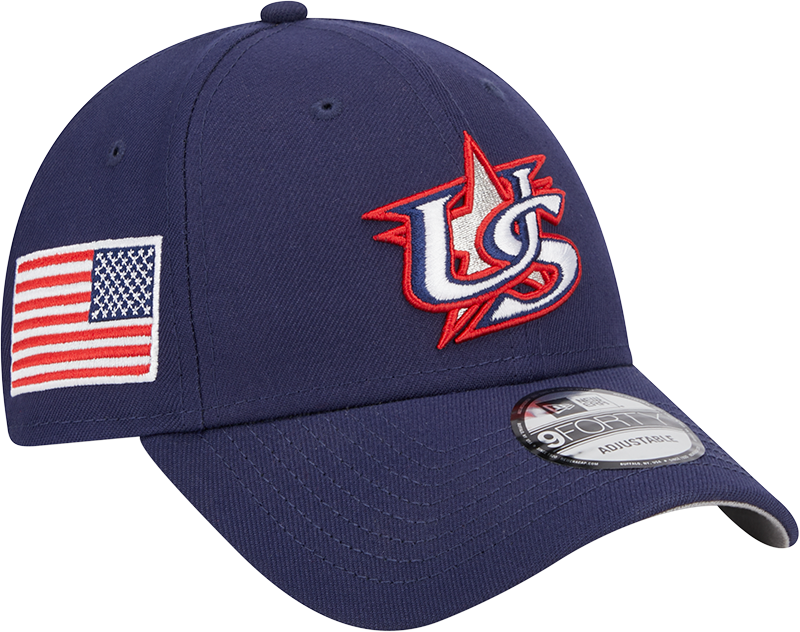 WORLD BASEBALL CLASSIC 2023 NEW ERA USA 9FORTY ADJUSTABLE CAP