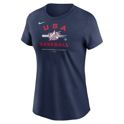 WORLD BASEBALL CLASSIC NIKE WOMEN'S USA NAVY TEE