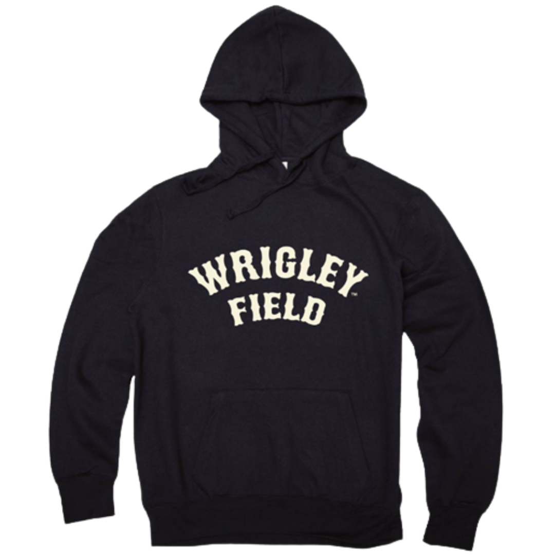 WRIGLEY FIELD BLACK HOODIE