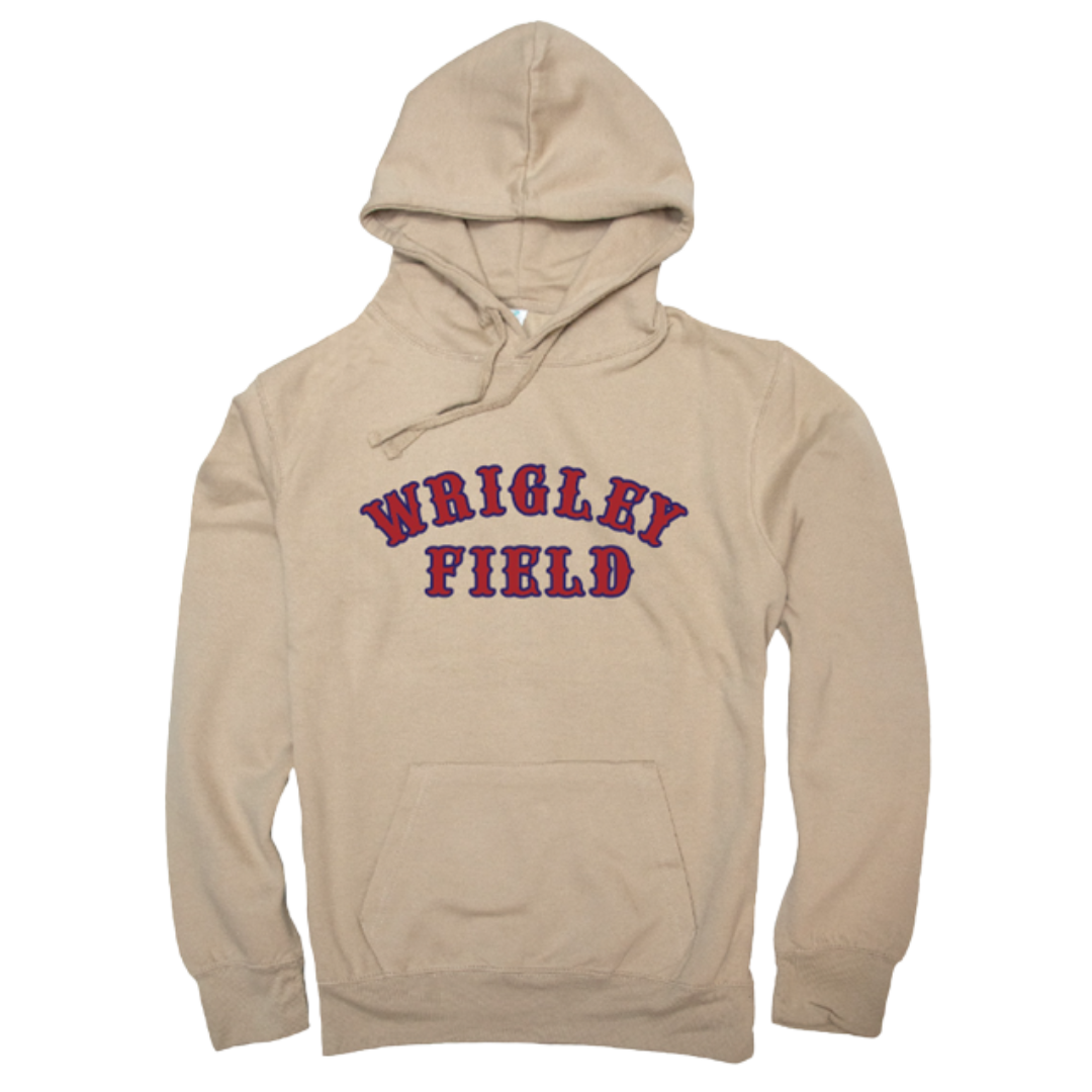 WRIGLEY FIELD KHAKI HOODIE