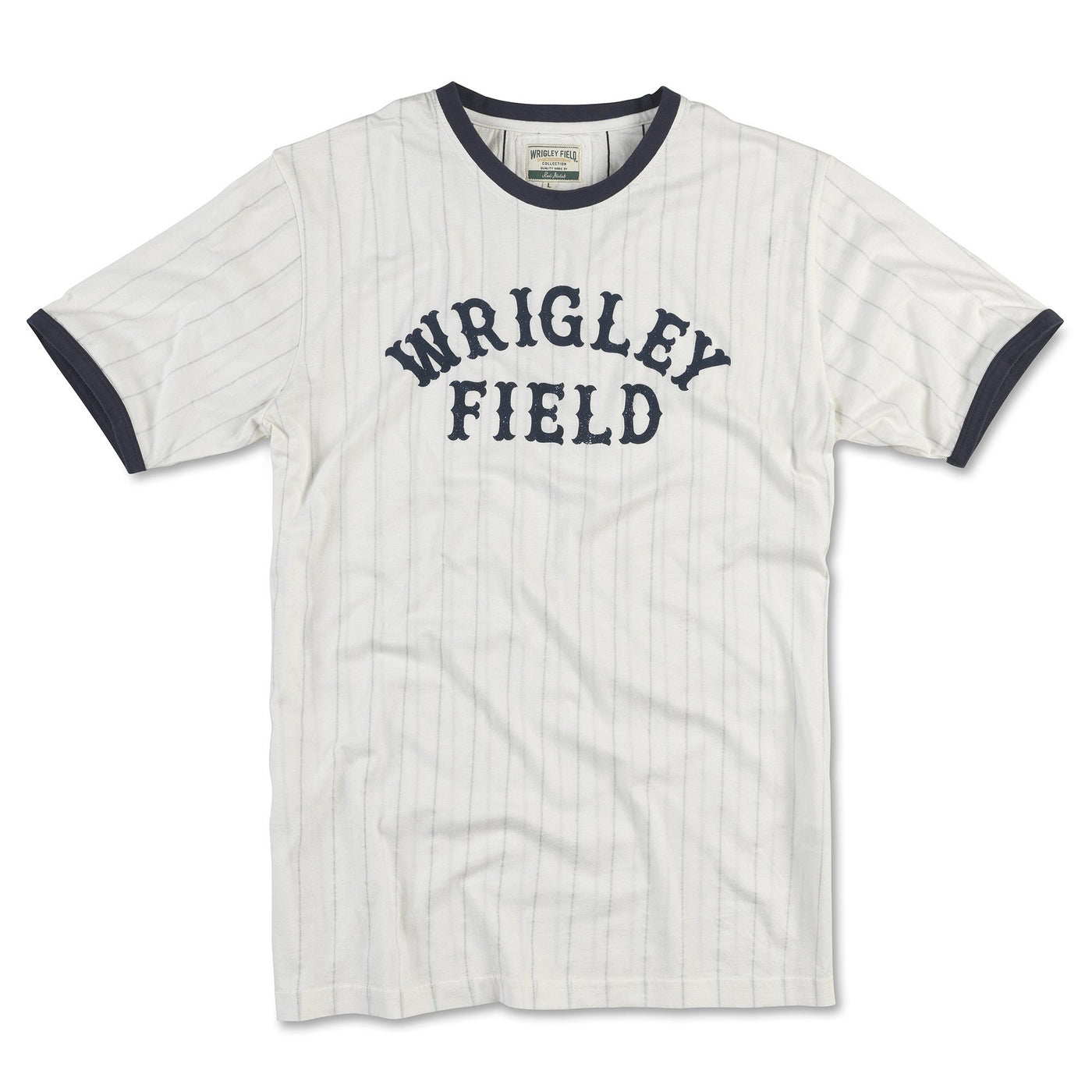 REMOTE CONTROL RETRO PINSTRIPE WRIGLEY FIELD TEE - Ivy Shop