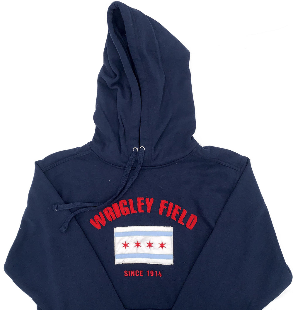 WRIGLEY FIELD CHICAGO FLAG HOODIE Sweatshirts & Hoodies FUNDY